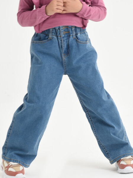 Pantalón de jean oxford Azul Claro