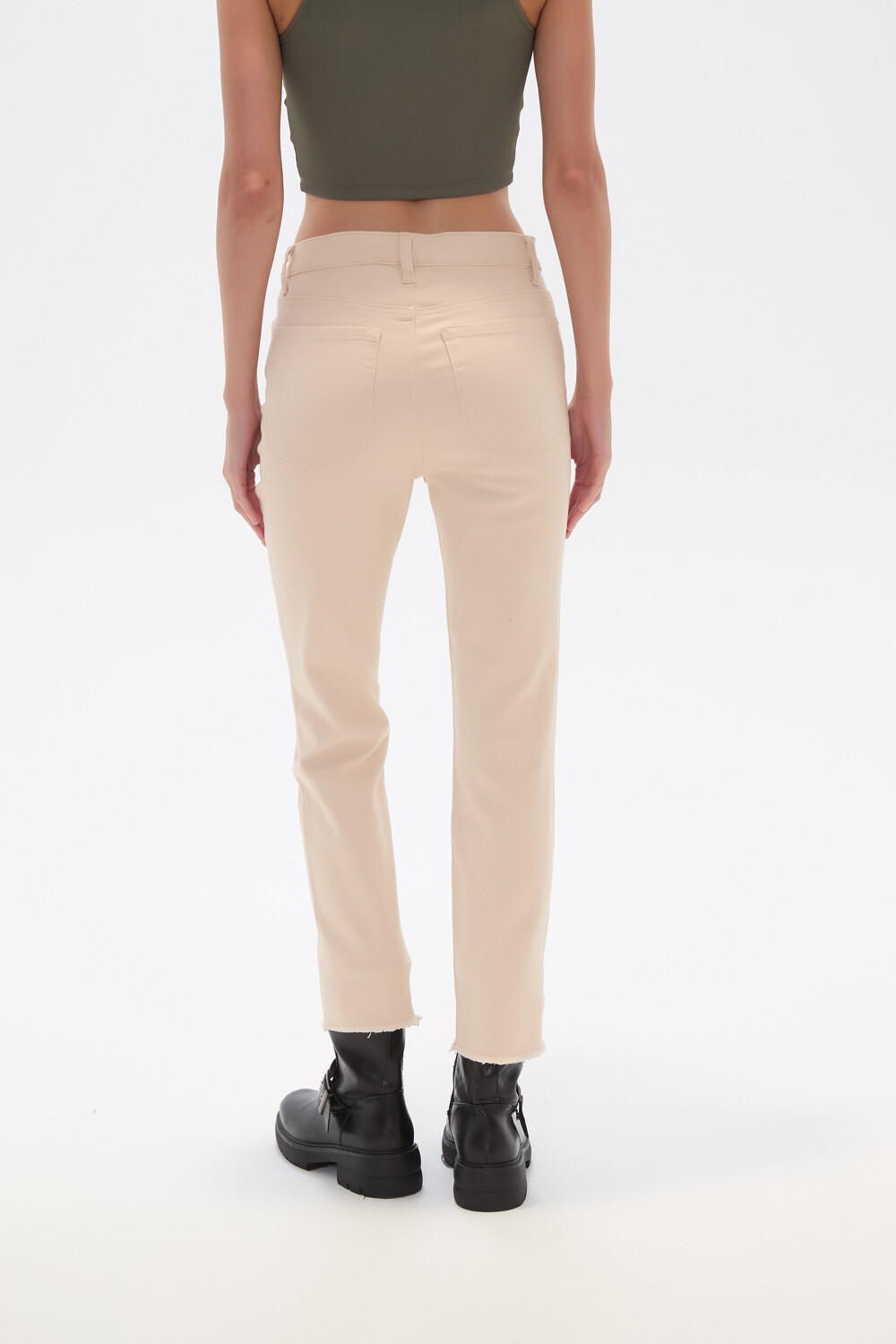 Pantalon Calendre Beige Claro