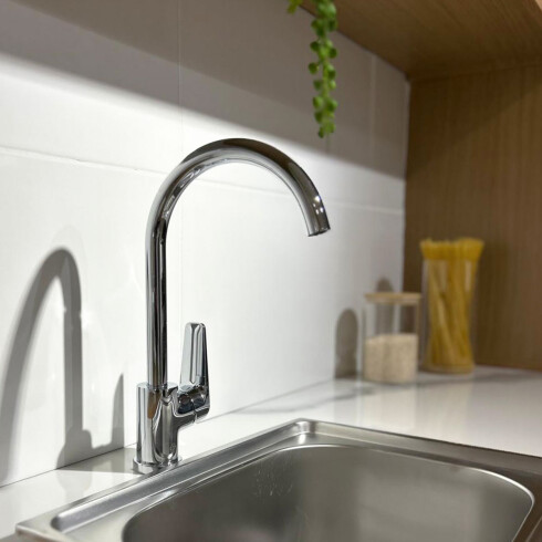 Monocomando De Mesada De Cocina Cromado 000