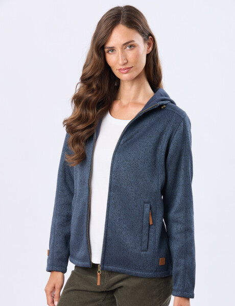 CAMPERA DE FELPA ESPECIAL Azul