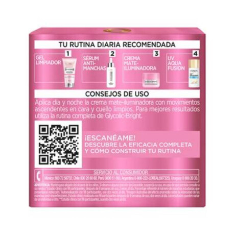 Crema Facial Loreal Paris Mate-Iluminadora 50 ML