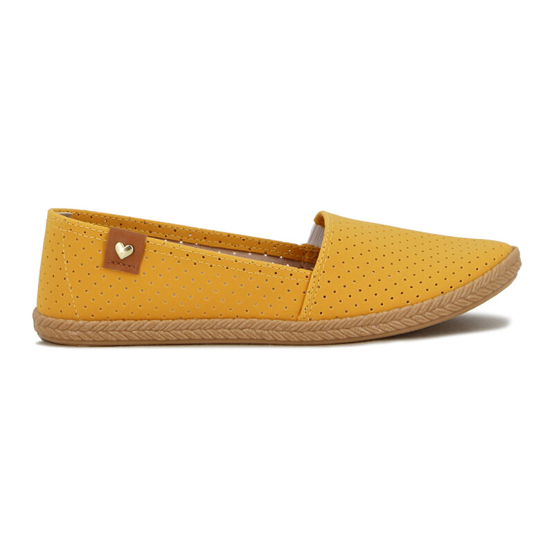 Moleca Zapatilla Casual Calada Mostaza