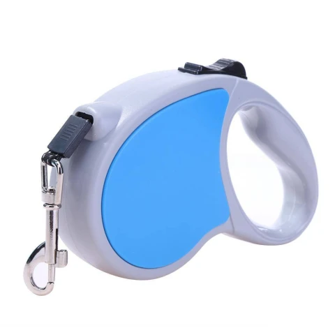 Correa Retractil Extensible Perros Mascotas 15 Kg 5 Metros Variante Color Azul