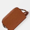 Mini Bag Lane En Efecto Cuero Zaffiano Marron