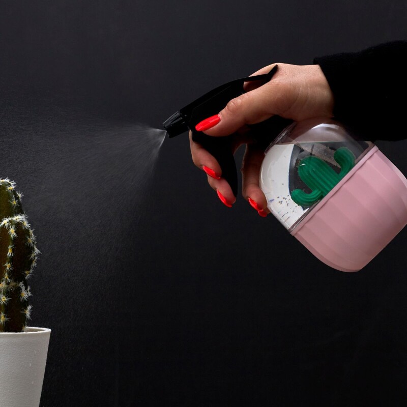 Rociador muanual Pulverizador de agua para plantas Verde