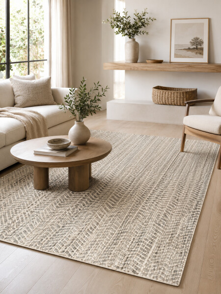 ALFOMBRA VELUTO ESPIGA BEIGE