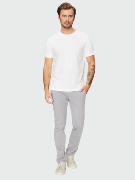 Hugo Boss -Remera de algodón, regular fit, TEE 5 Blanco