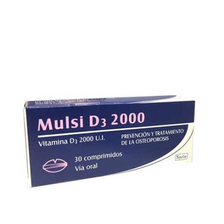 MULSI D3 2000 UI 30 COMPRIMIDOS MULSI D3 2000 UI 30 COMPRIMIDOS