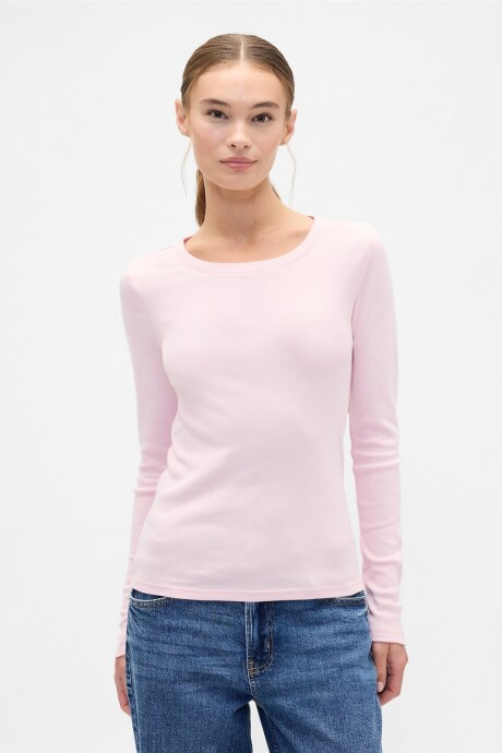 Remera Manga Larga Mujer Pure Pink