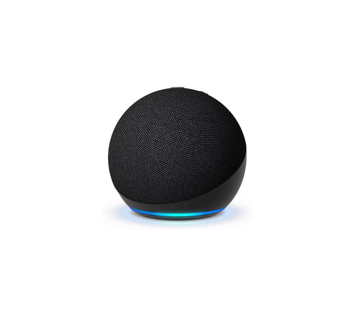 Bocina Inteligente  Echo Dot Quinta Generación con Alexa y Reloj,  Color Blanco.