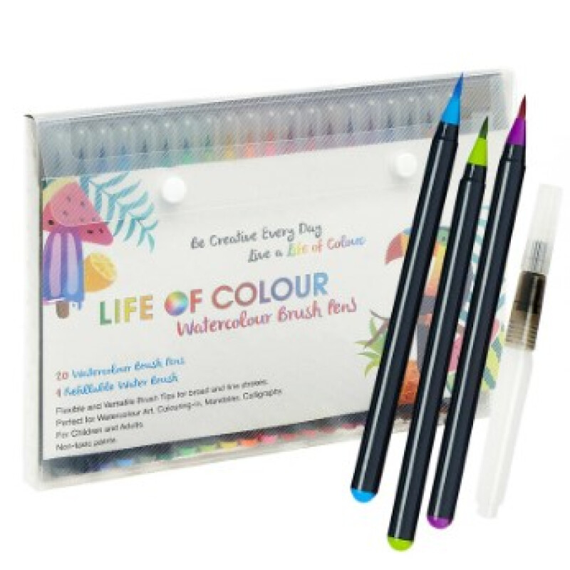 Marcadores punta pincel Life Of Colour Unica