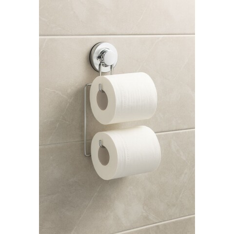 PORTARROLLOS CON VENTOSA DOBLE Portarrollos Con Ventosa Doble