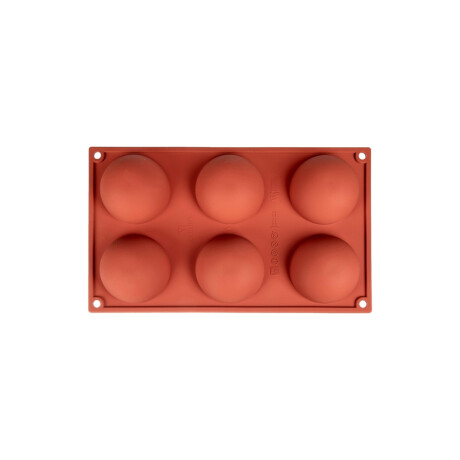 Molde de 6 Semiesferas de Silicona Molde de 6 Semiesferas de Silicona