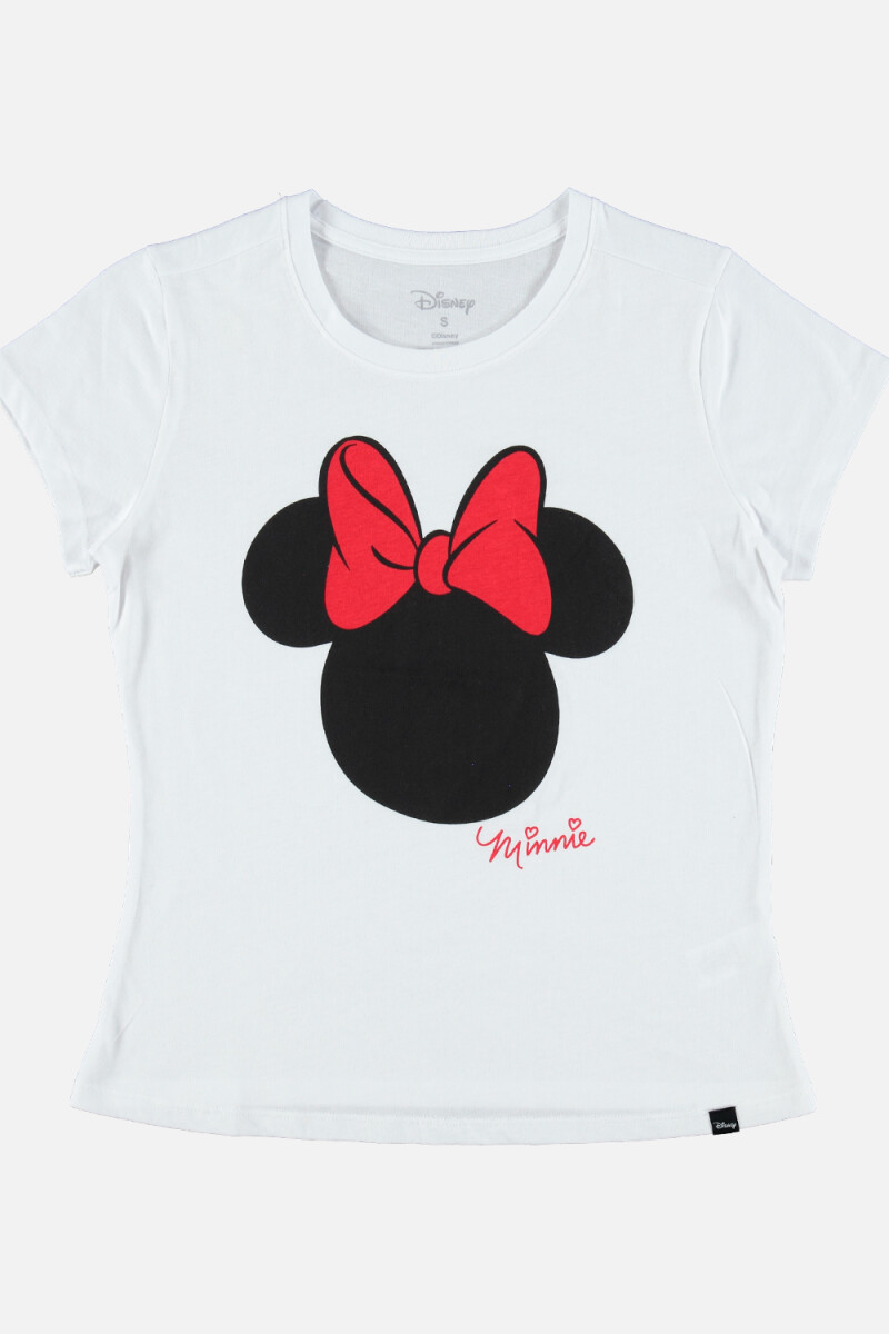 T-shirt de mujer Minnie BLANCO