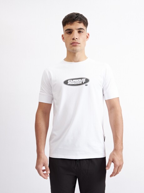 REMERA CURIOUS BLANCO