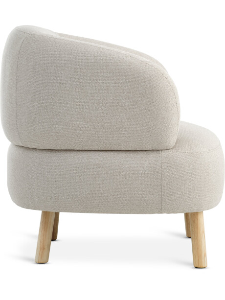 Butaca STADIL tela beige color roble Butaca STADIL tela beige color roble