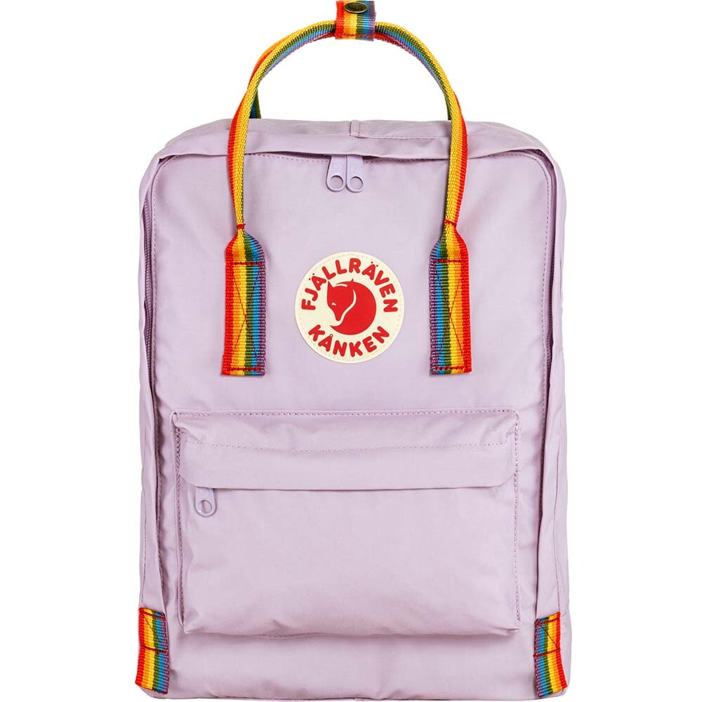 Mochila Fjallraven Kanken Rainbow Unisex Pastel Lavender-Rainbow