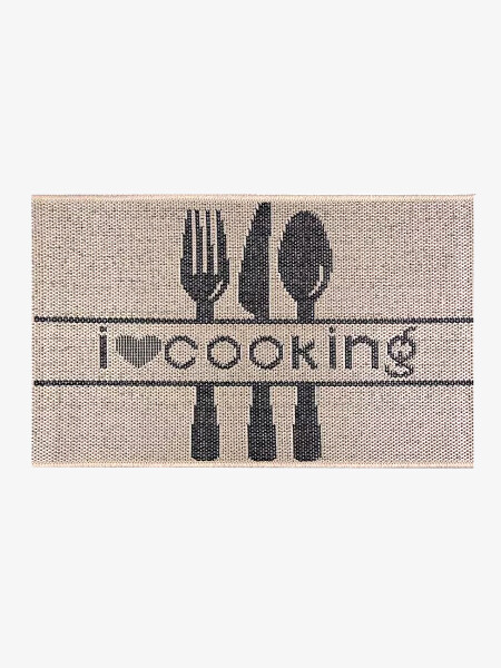 ALFOMBRA I LOVE COOKING BEIGE