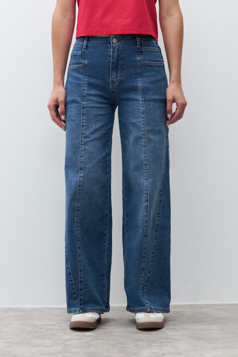 Jean wide leg Norah jean medio