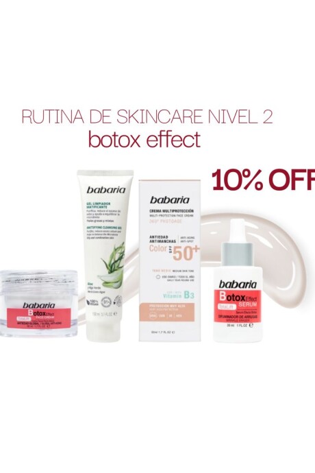 Rutina de skincare NIVEL 2 Botox