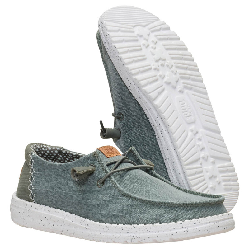 Wendy Chambray Grid Dark Olive