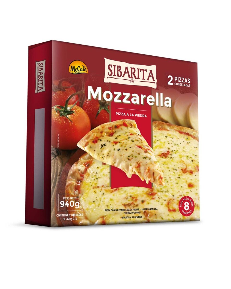 PIZZA SIBARITA MUZARELLA X2 