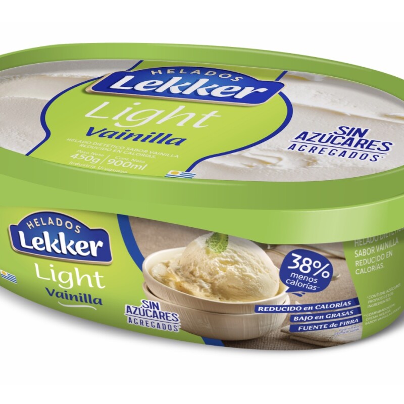 HELADO LIGHT VAINILLA LEKKER 900ML HELADO LIGHT VAINILLA LEKKER 900ML