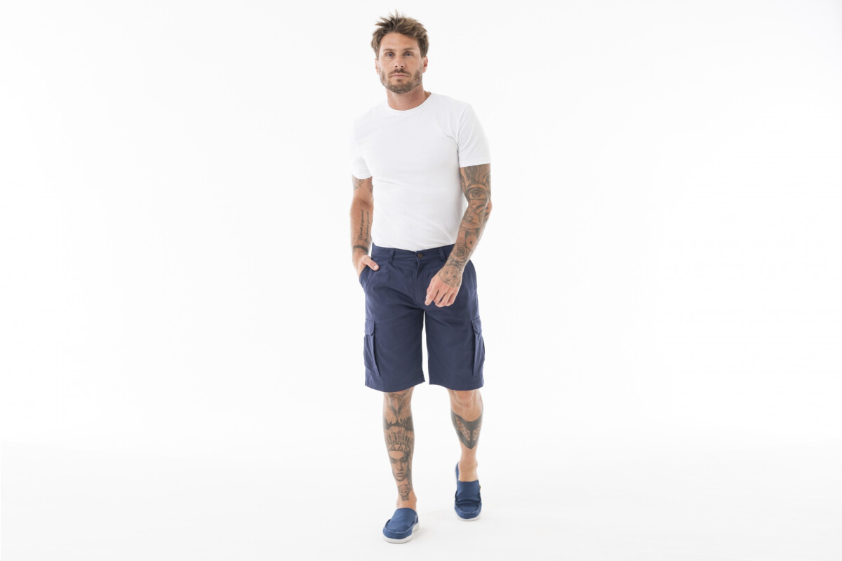 BERMUDA CARGO CLASICA Azul