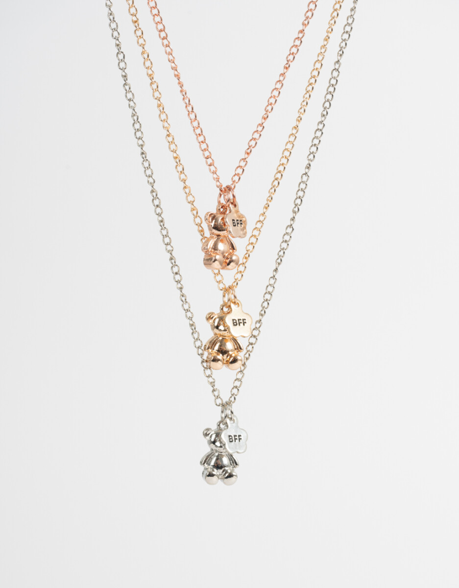 Set De Collares Para Compartir De Ositos 