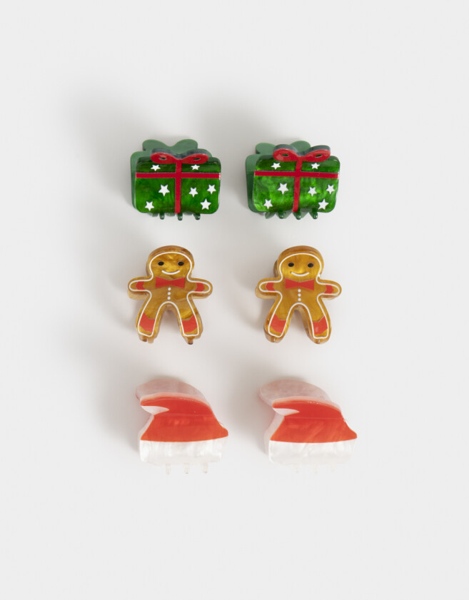 Broches Sets Especiales Set De Broches Navideños - Combinacion Multicolor