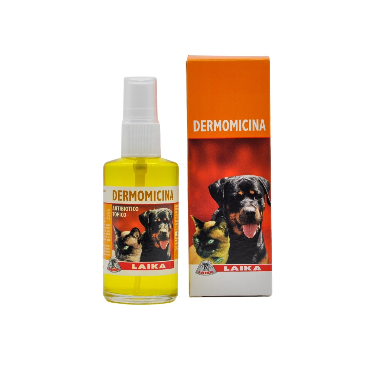 DERMOMICINA LAIKA SPRAY 100 ML SOLUCION ANTIBIOTICA 