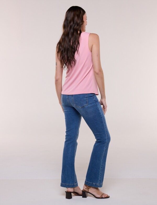 Musculosa Con Broche ROSA