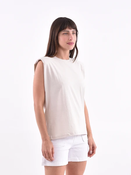 REMERA MAGDALENA CREMA