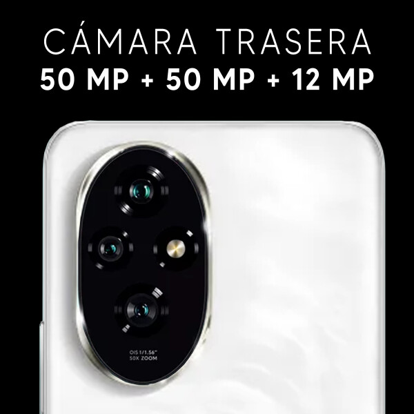 Honor 200 12/512 Gb 5g + Honor Band 9 Y Un Case Negro BLANCO