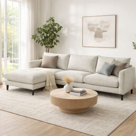 SOFA CON CHAISE PATAGONIA Beige - IZQUIERDO