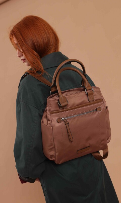 CARTERA MOCHILA VAINILLA CACAO