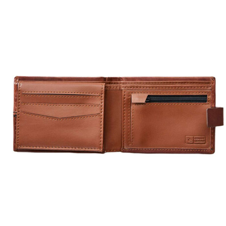 Billetera Rip Curl Pump Clip Rfid All Day Marrón
