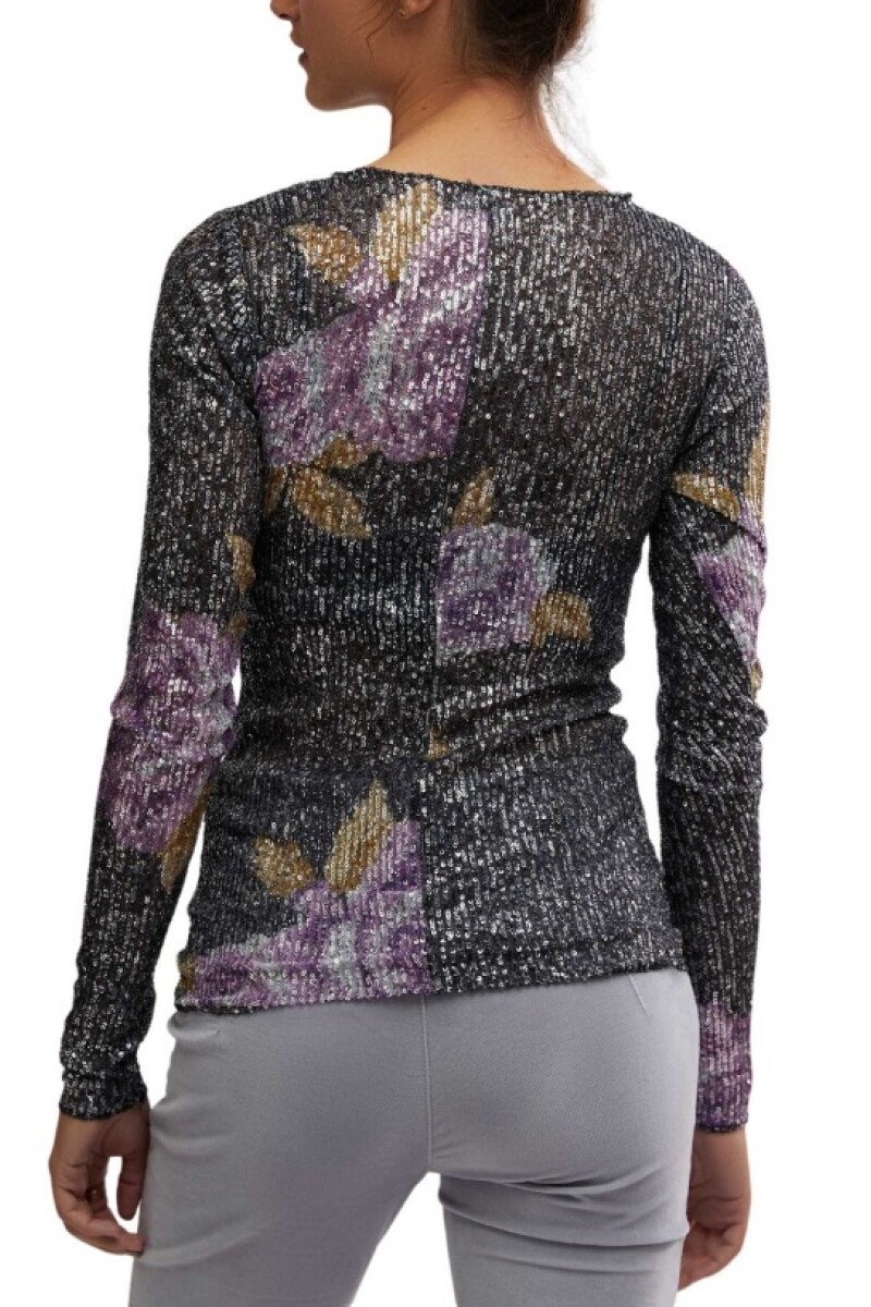CAMISETA PRINTED GOLD RUSH Negro