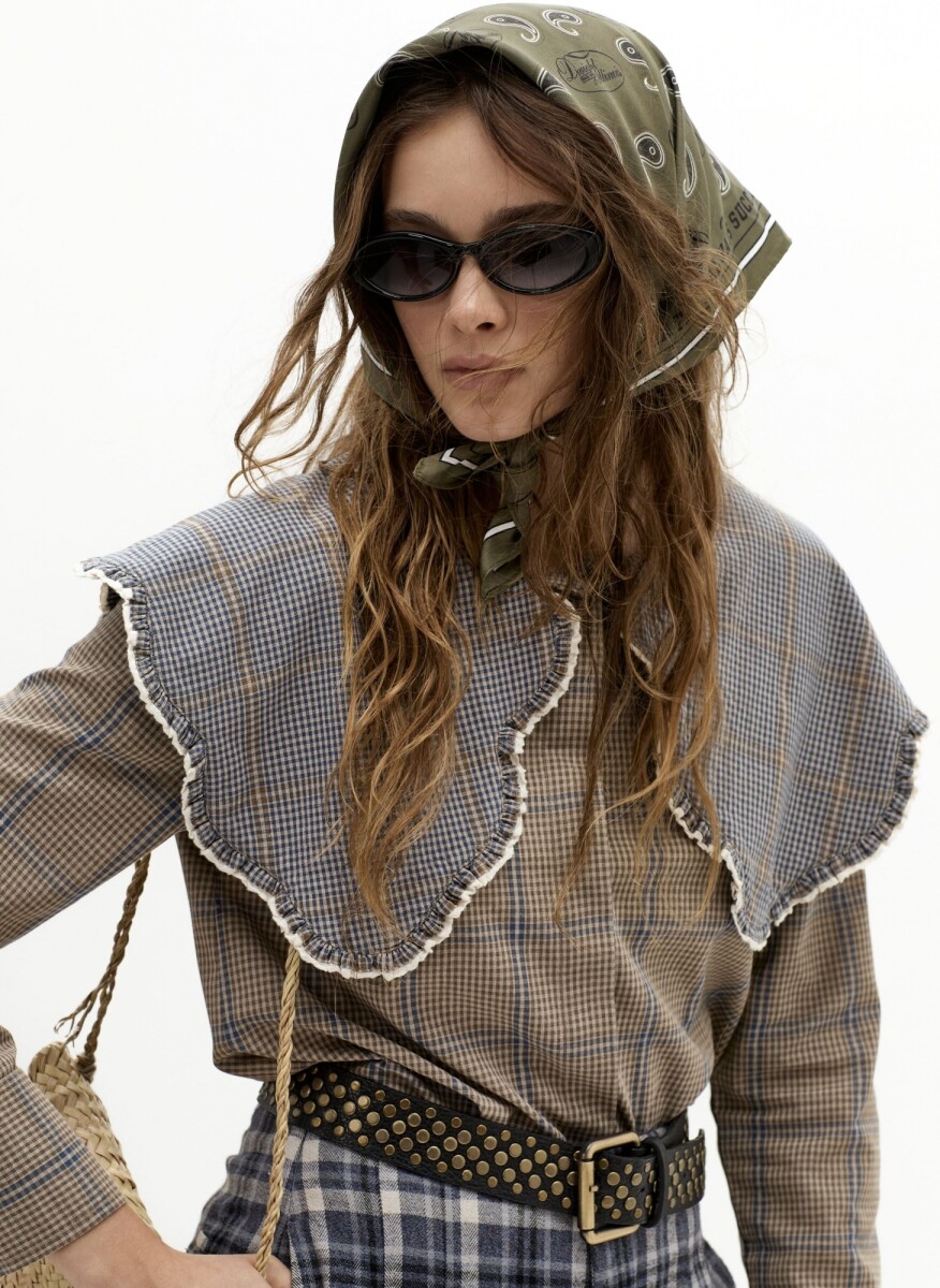 Camisa Aurelia en Algodón - Greta Checks 