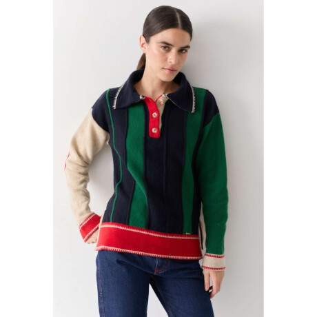 Pre Venta Buzo Olimpico Verde, Azul Y Rojo