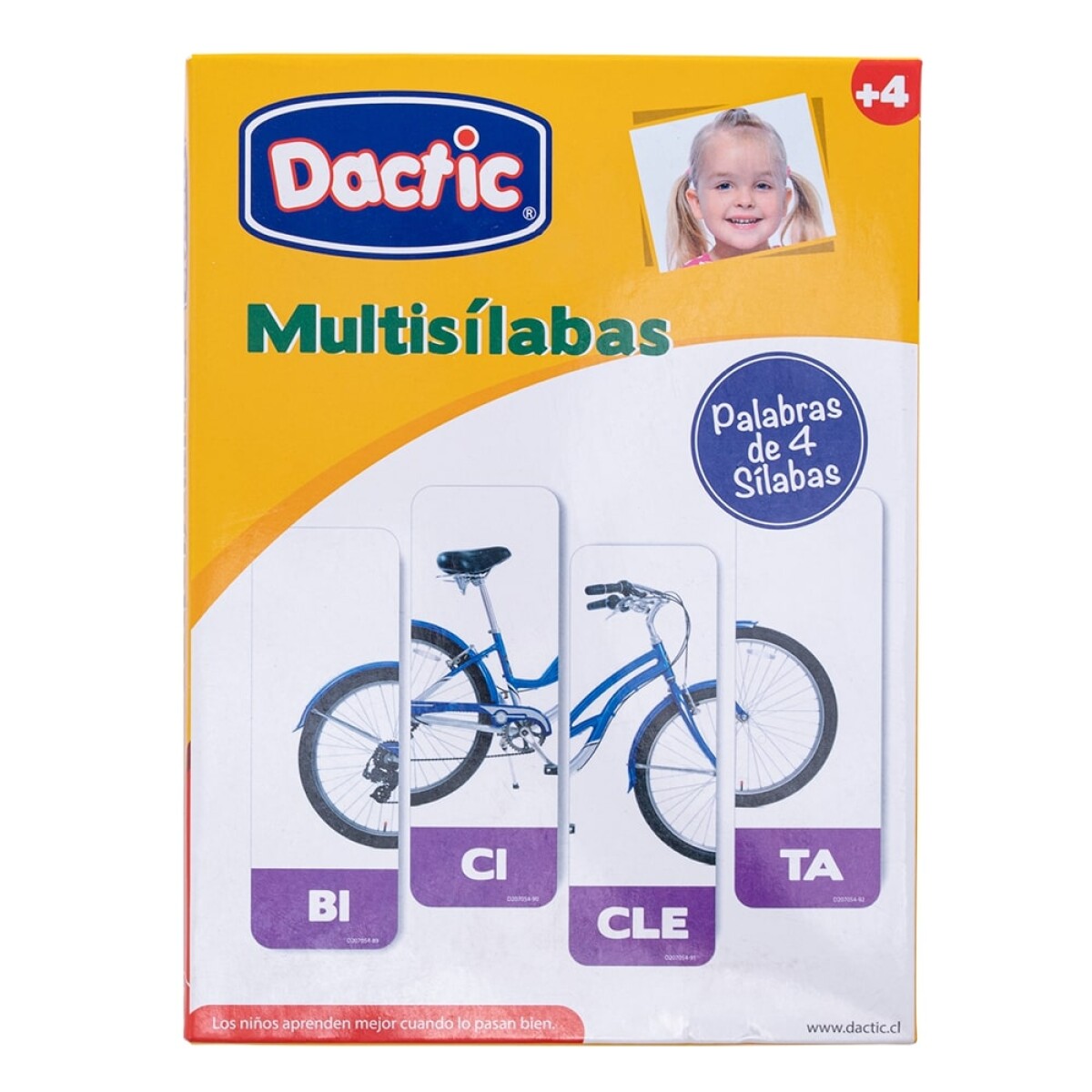 Juego de Tarjetas Dactic Multisilabas 