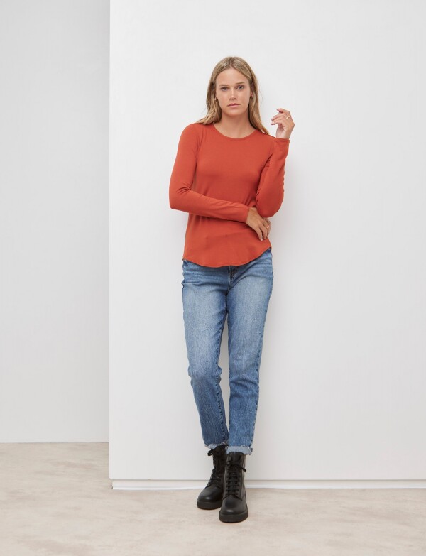 Remera Basica TERRACOTA