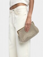Bolso De Fiesta Mesh dorado