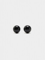 Pendientes De Esferas negro