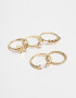 Sets Anillos Mariposas Anillos Sets De Metal - Dorado