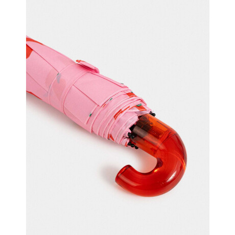 Paraguas Cortos Estampado Fucsia Claro