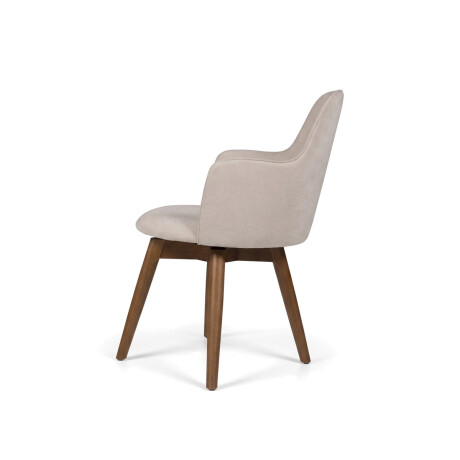 Silla Giratoria Laura - Tela Microfibra T2172 (Beige)
