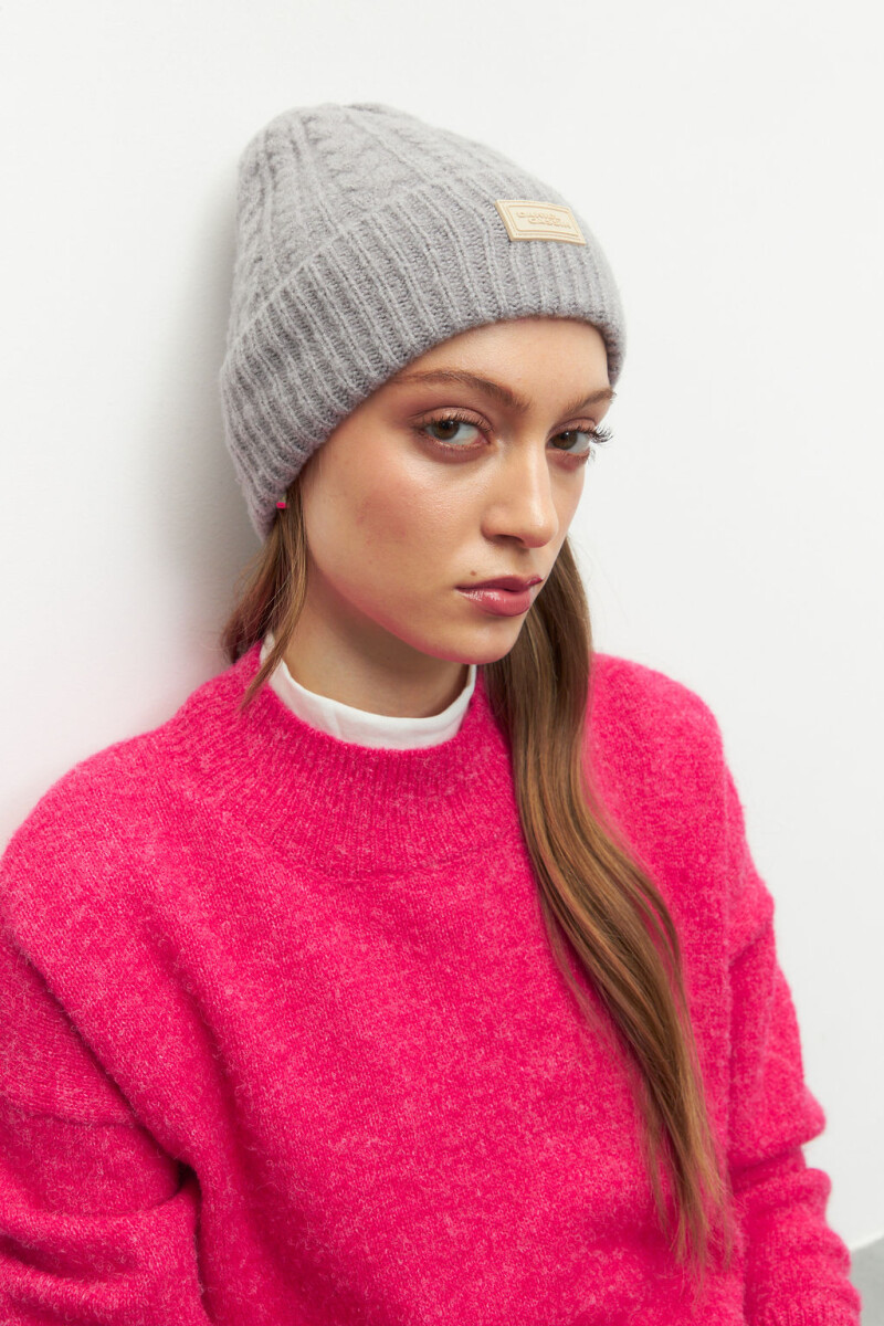 GORRO TIANA Gris Melange
