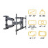 Soporte Para Tv 55''-85'' Con Brazo Móvil SOPORTE TV MOVIL CON BRAZO 55/85 P65