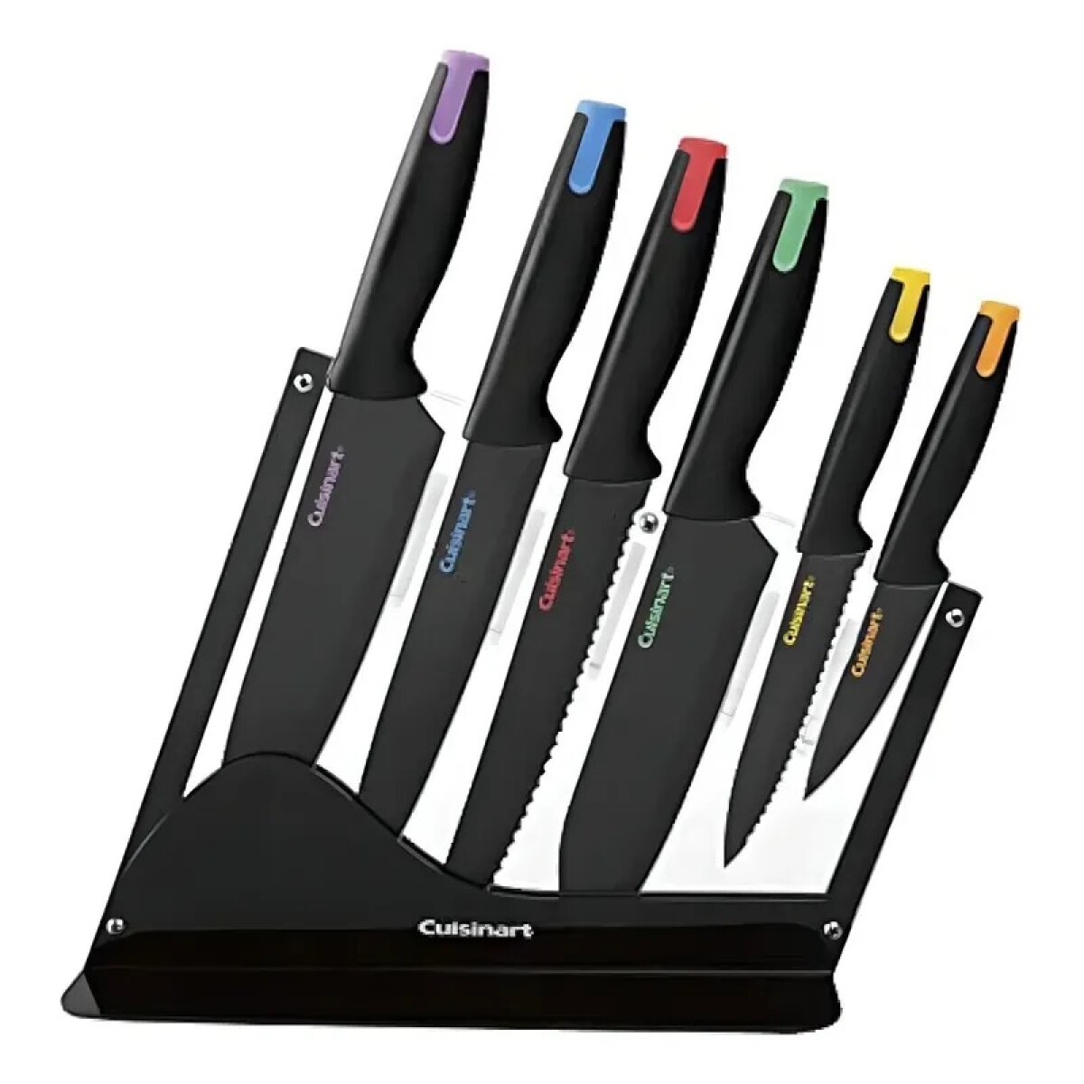 Juego de 7 pzas. 6 cuchillas + bloque de acrilico Cuisinart C55-7PCE 